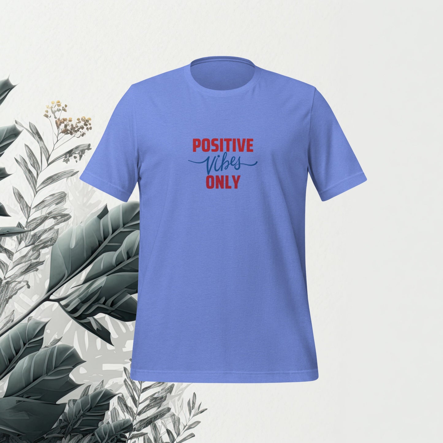 Positive Vibes Only - Cotton T-Shirt Matching Family Apparel
