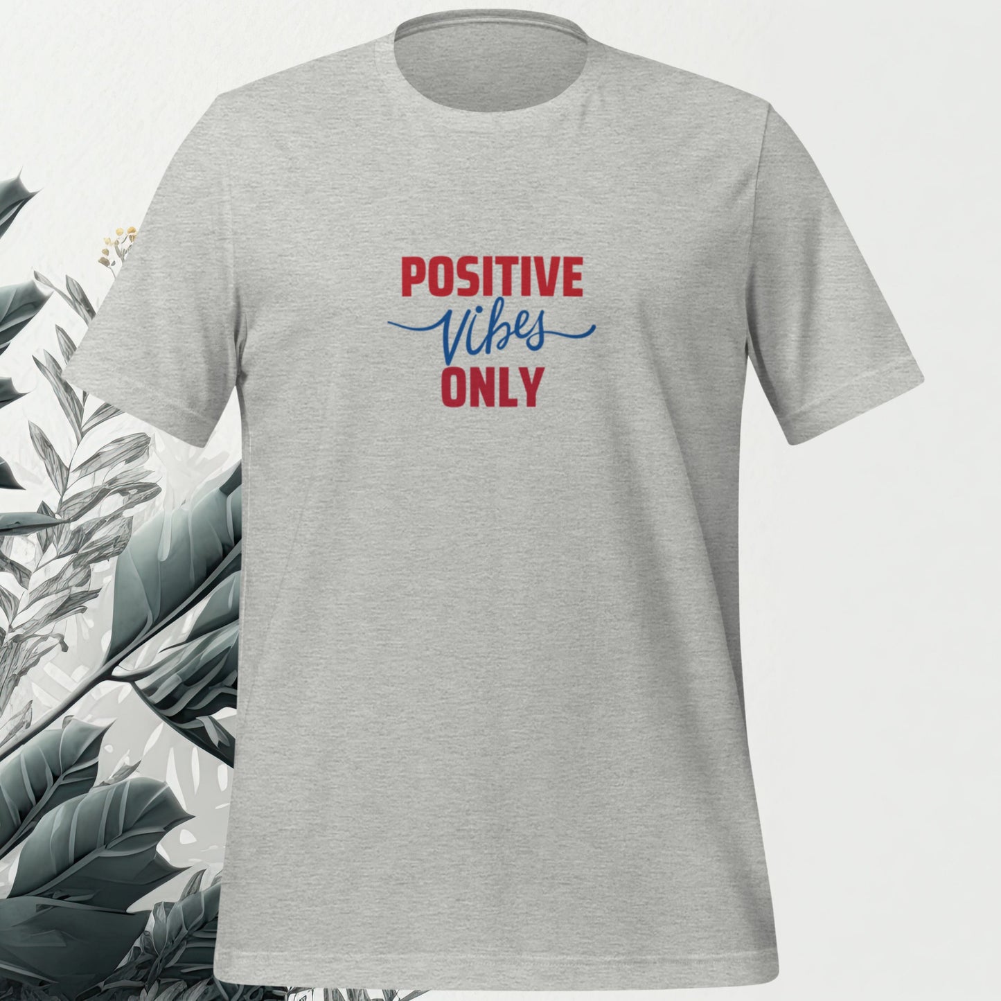 Positive Vibes Only - Cotton T-Shirt  Matching Family Apparel