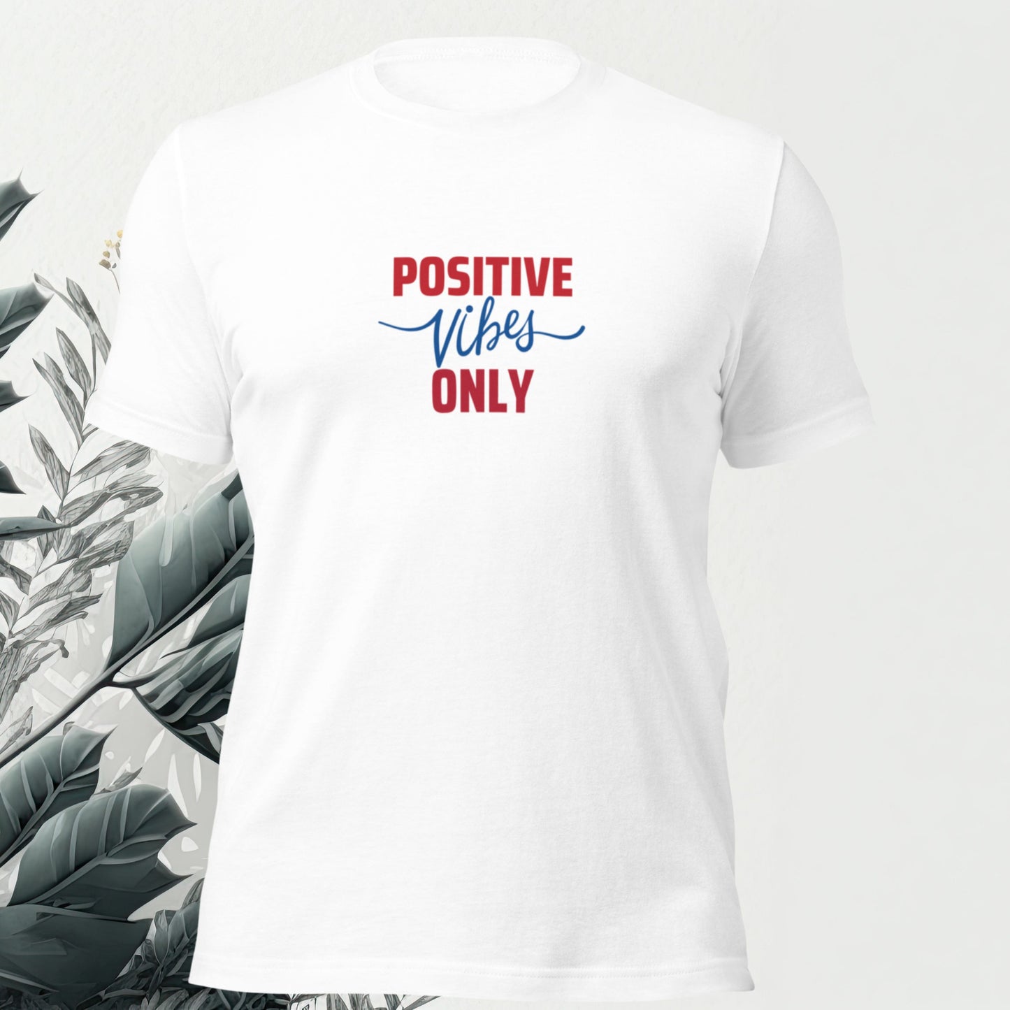 Positive Vibes Only - Cotton T-Shirt  Matching Family Apparel