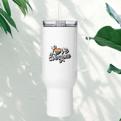 Love Everyone - Rainbow Heart Tumbler