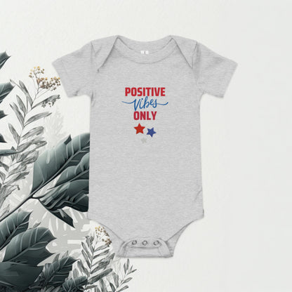 Positive Vibes Only - Cotton T-Shirt  Matching Family Apparel