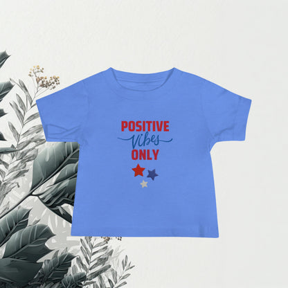 Positive Vibes Only - Cotton T-Shirt  Matching Family Apparel