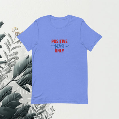 Positive Vibes Only - Cotton T-Shirt  Matching Family Apparel