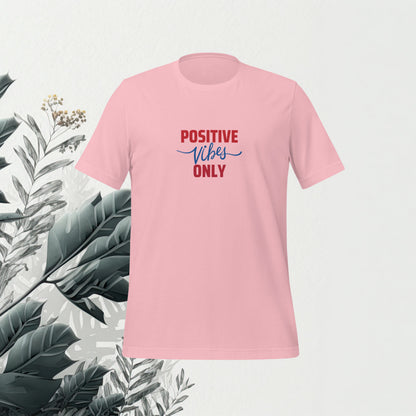 Positive Vibes Only - Cotton T-Shirt  Matching Family Apparel