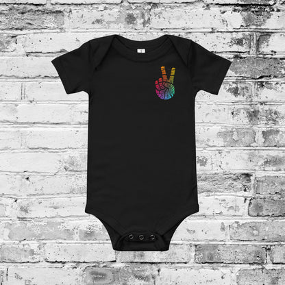 No Hate Peace Sign Shirt – Rainbow Anti-Hate Apparel