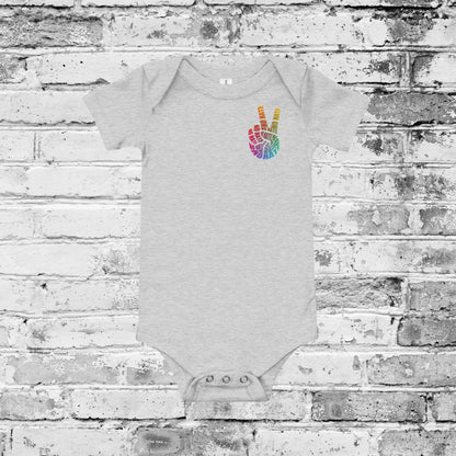 No Hate Peace Sign Shirt – Rainbow Anti-Hate Apparel