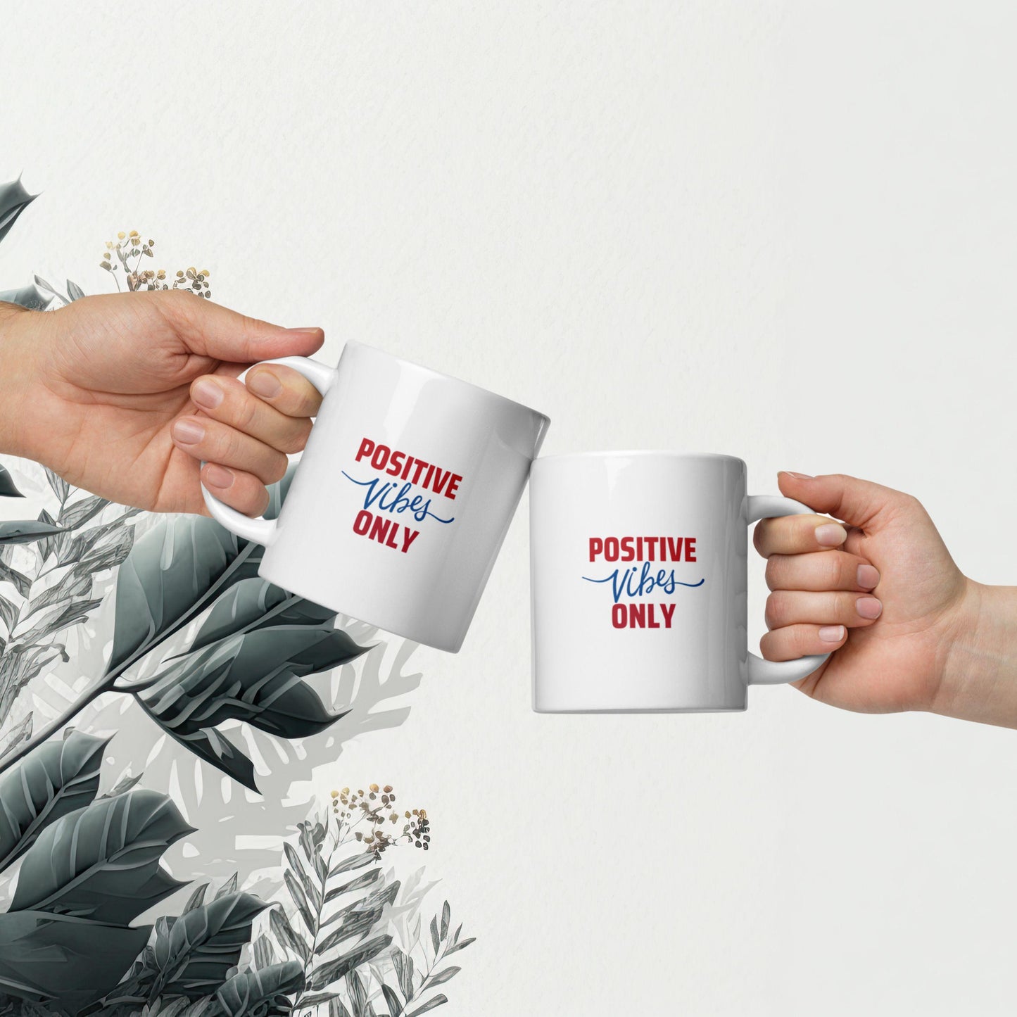 Positive Vibes Coffee Mug – Inspirational Self-Love Cup