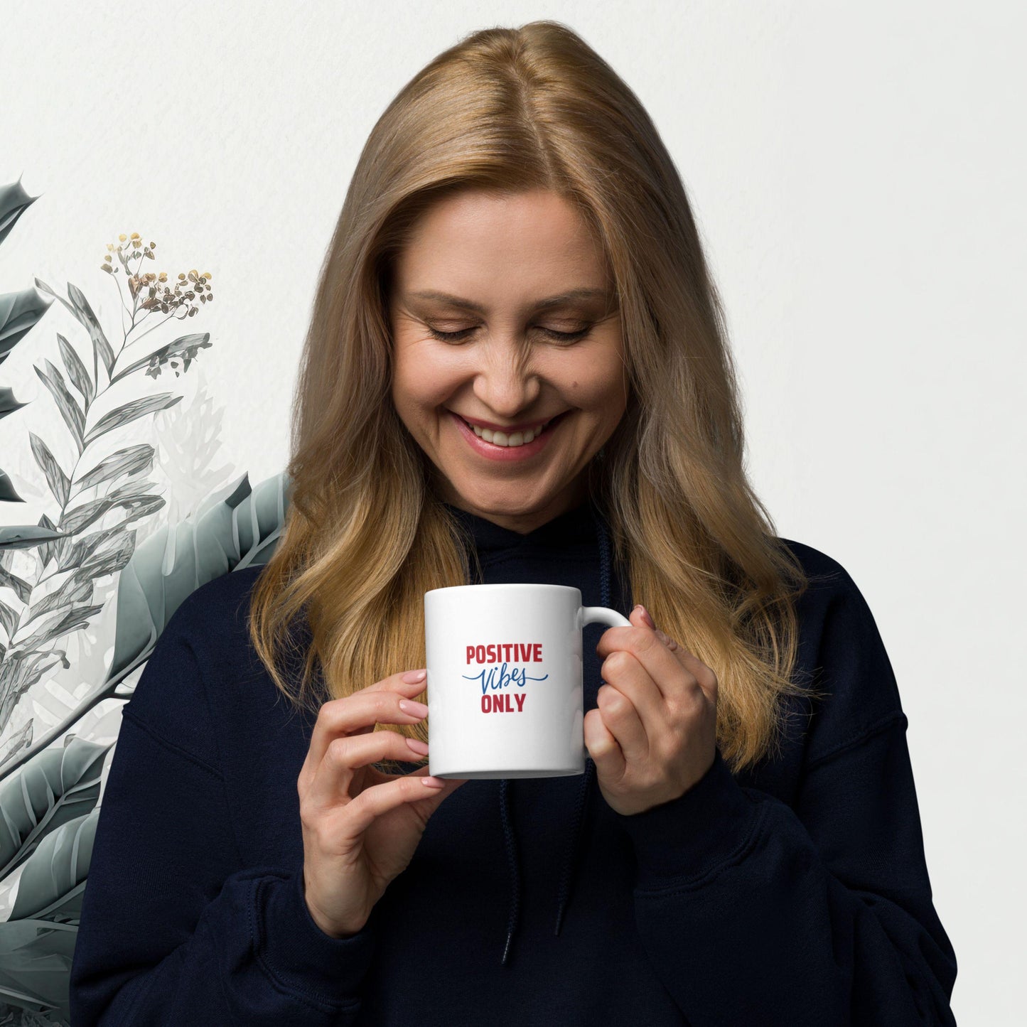Positive Vibes Coffee Mug – Inspirational Self-Love Cup