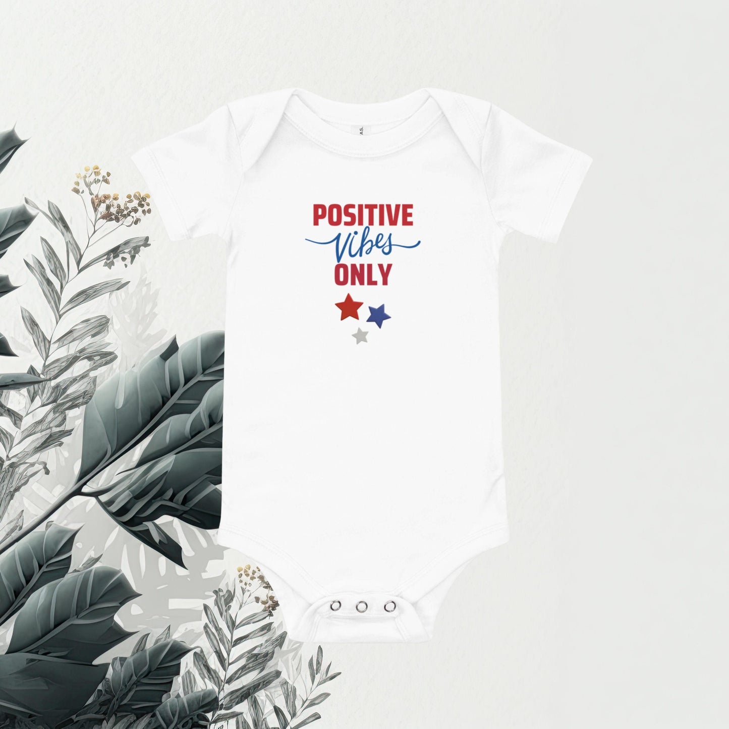 Positive Vibes Only - Cotton T-Shirt  Matching Family Apparel