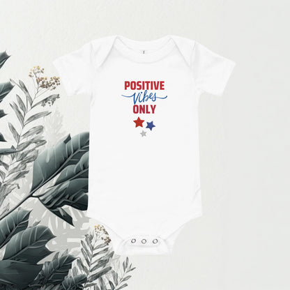 Positive Vibes Only - Cotton T-Shirt  Matching Family Apparel