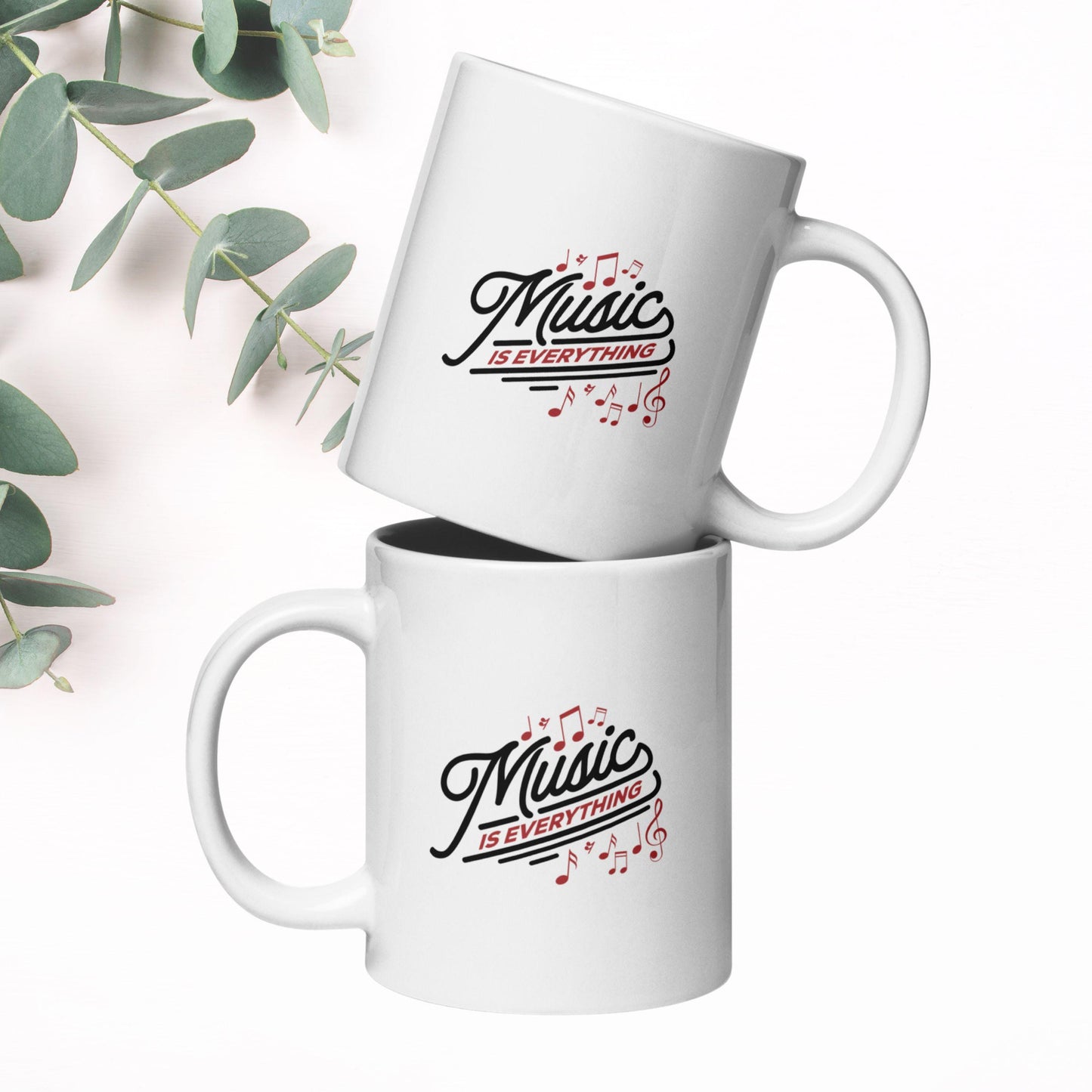 Music Is Everything Mug – 15oz Ceramic Coffee Cup